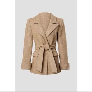 Tan Belted Blazer